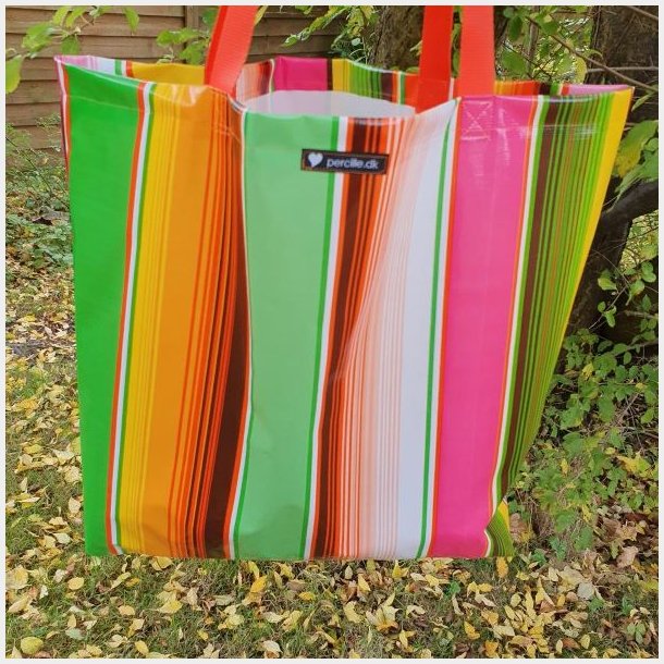 Taske Emily Mexico Stribet Voksdug