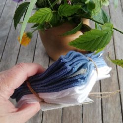 Karklude Hvid Bl Kombi