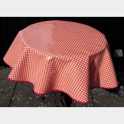 Rund voksdug 120 cm OrangeTern