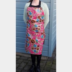 Forklde i Voksdug i Pink Blomsterunivers