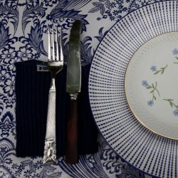 Rund voksdug med Elastik Paraiso Bl 120 cm