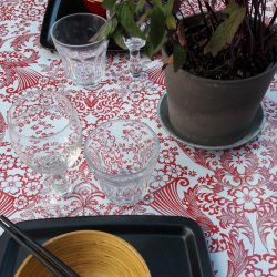 Rund voksdug med Elastik Paraiso Rd 120