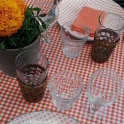 Ternet voksdug i orange 