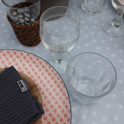 Rund voksdug med Elastik Lunares Gr 100 cm