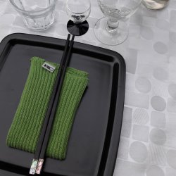 Gr Voksdug firkanter og cirkler