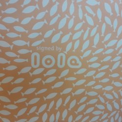 Lola Voksdug Abrikos og Laksefarvet med fisk