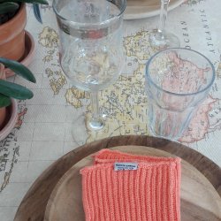 Tekstildug Map Beige