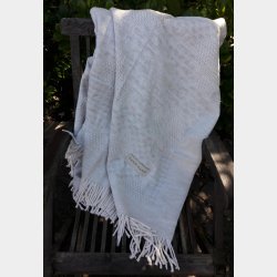 Plaid Arleth Cremefarvet