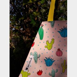 Forklde i voksdug med kaktusser