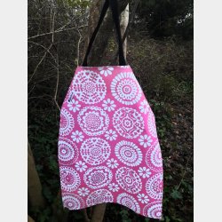 Forklde i voksdug i pink paloma