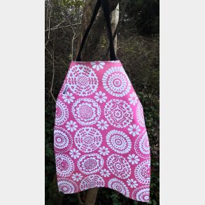 Forkl�de i voksdug i pink paloma