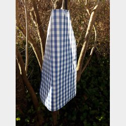 Forklde i voksdug med store bl tern