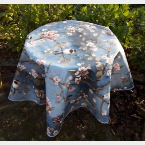 Rund voksdug 140 cm Orientalsk Bl Mnster