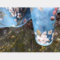 Rund voksdug 140 cm Orientalsk Bl Mnster