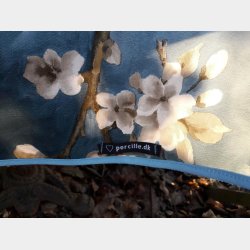 Rund voksdug 140 cm Orientalsk Bl Mnster