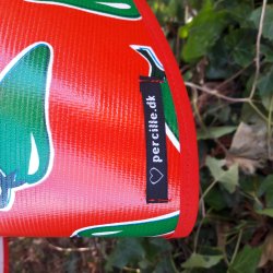 Rund voksdug   120 cm Chili Frugter