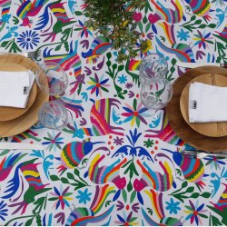 Voksdug Otomi med Fantasidyr