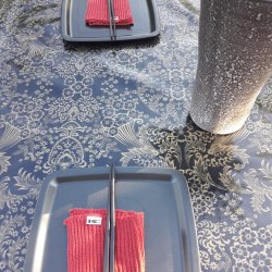 Paraiso Sort og Guld Voksdug