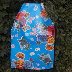 Forkl�de i voksdug i turkis