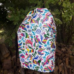 Forklde i voksdug med fantasidyr