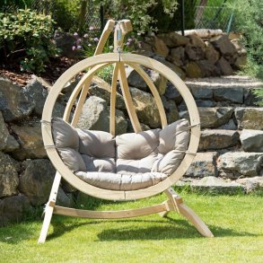 Globo Hngestol Taupe Vandafvisende