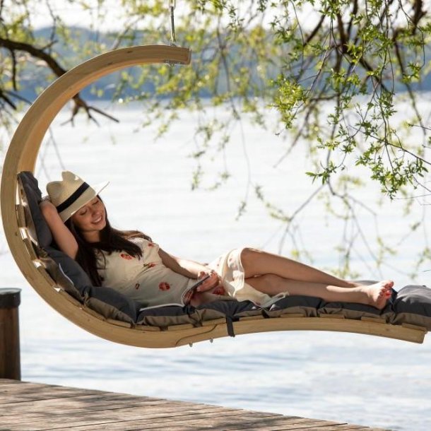 Swing Lounger Hngestol Antrasit