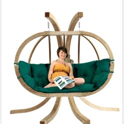 Globo Royal Grn Vandafvisende Hngesofa