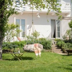 Swing Nest Rund Hngestol Taupe