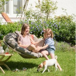 Swing Nest Rund Hngestol Taupe