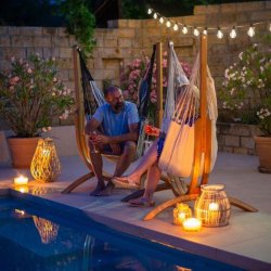 Cumbia Vandafvisende Medium Hngestol Almond