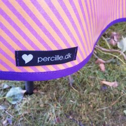 Rund voksdug 140 cm Diagonal Stribet Au Maison