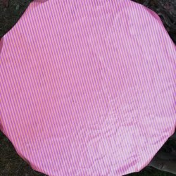 Rund voksdug 140 cm Diagonal Stribet Au Maison