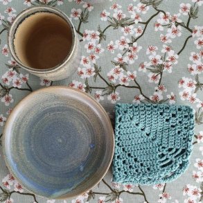 Au Maison Rund Voksdug Amalie Grn 120 cm med Elastik