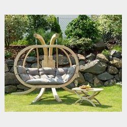 Globo Royal Taupe Vandafvisende Hngesofa