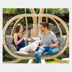 Globo Royal Taupe Vandafvisende Hngesofa