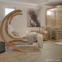 Swing Lounger Hngestol Creme