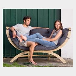 Siena Due Sofa Antrasit Vandafvisende