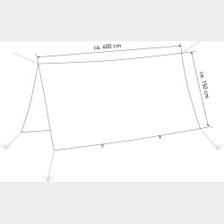 Traveller Tarp XXL Overtrk til Hngekje