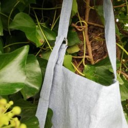 Forklde i stof ensfarvet cowboybl