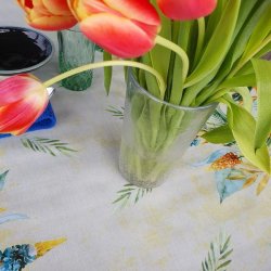 Fiesta Voksdug med Gul og Grn 140 cm