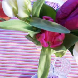 Voksdug Lines-Pink/Orange Au Maison