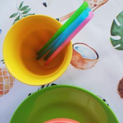 Brnevoksdug med Flodhest, Giraf og Zebra