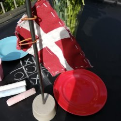 Brnevoksdug til kridttegning