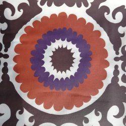 Tekstildug Retro Brun og Orange