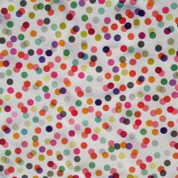 Rund voksdug med Elastik Confetti 138 cm