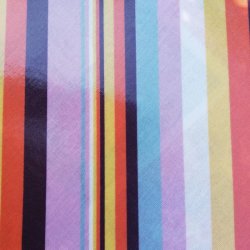 Rund voksdug 140 cm Diagonalt Stribet