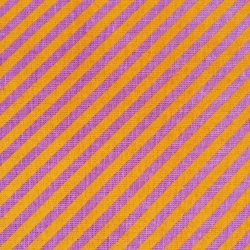 Rund Voksdug Diagonalt Orange og Lilla Strib Au Maison 140 cm