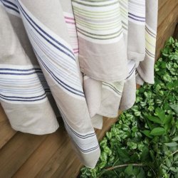 Viskestykke Edith Stribet Grn