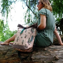 Cykeltaske Kaktus med Skulderrem