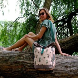 Cykeltaske Kaktus med Skulderrem